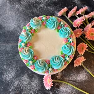 Torcik w kremie z białej czekolady