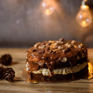 Tort daktylowo-czekoladowy