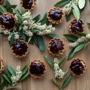 Babeczki z serem i wiśnią